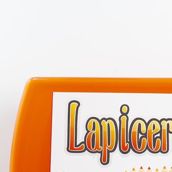 CAJA LAPICERA CGIOSER PLAST. JANEL 21X12X6 NARANJA C.56